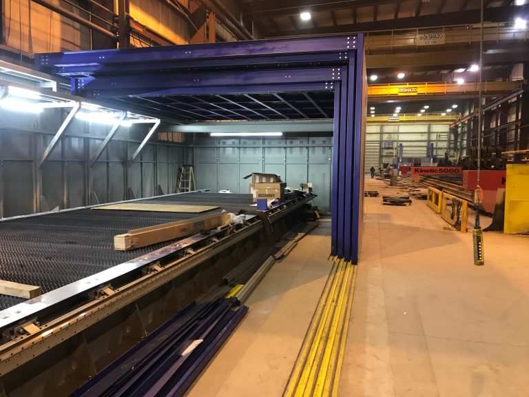 Laser Enclosure Sliding Walls