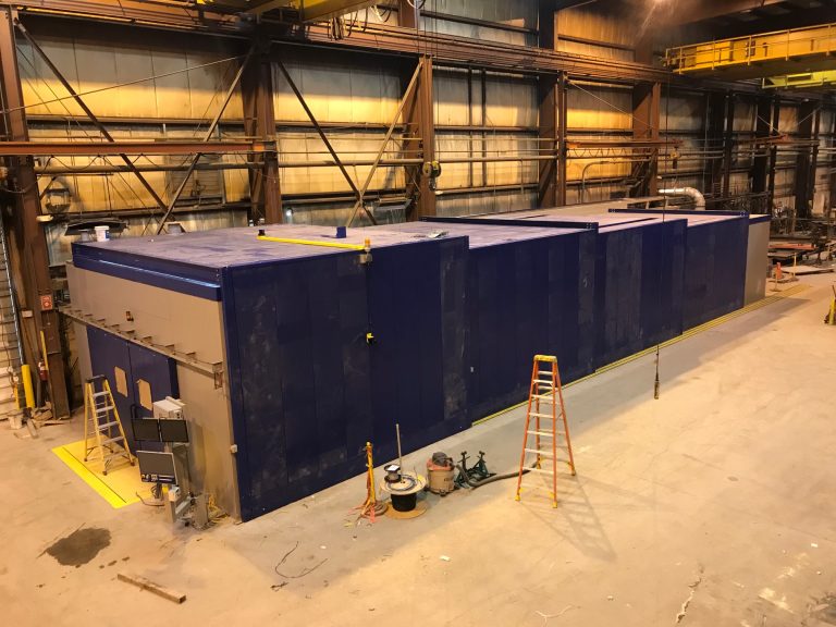 Sliding Wall Roof Laser Enclosure