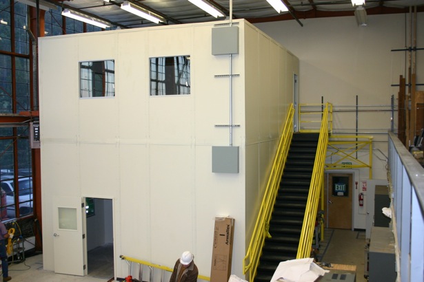 Mezzanine Offices with Door and Windows